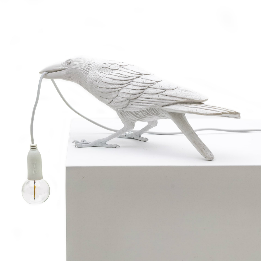 Светильник настенный Bird Lamp Playing, белый Seletti 14733 - Вид №4