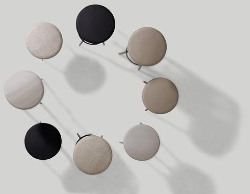 Bivaq Высокий садовый табурет из ткани с подставкой для ног Vint sun-id-1361987 - Вид №1