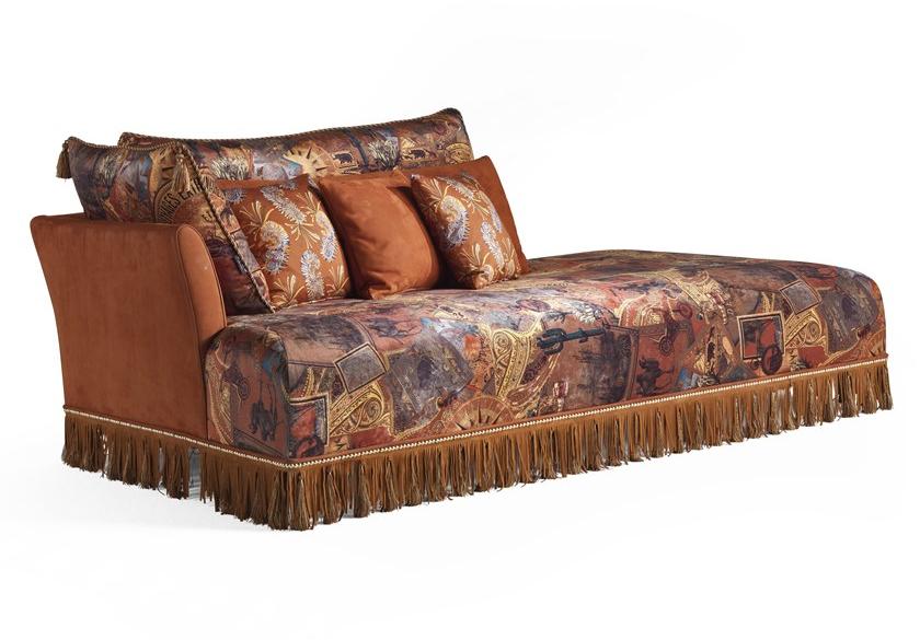 ETRO Home Interiors Мягкая кушетка из ткани Mauritania E.mau.225.a - Вид №1