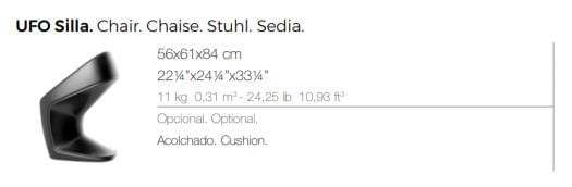 Садовое кресло с подлокотниками Vondom ARCH-00151239 - Вид №2