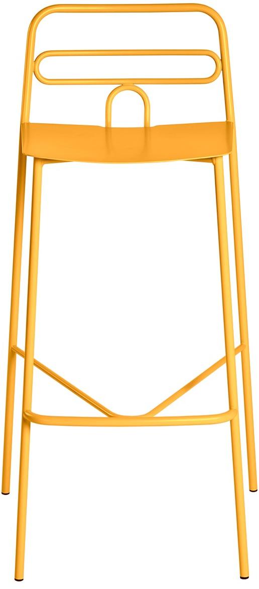 CaStil Табурет металлический со спинкой и подставкой для ног Dida Dida sg - Вид №1