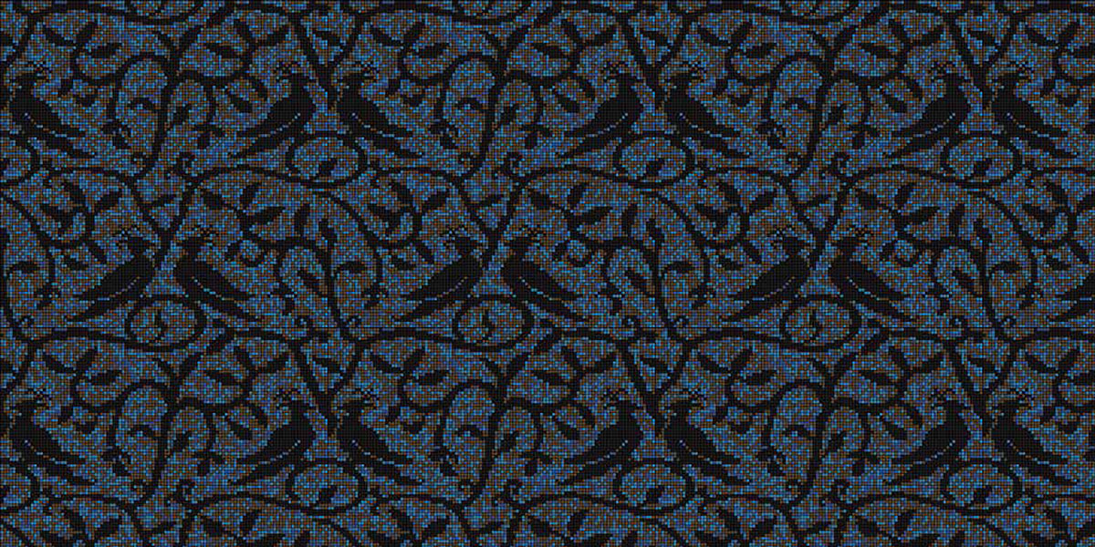 МОЗАИКА ИЗ СТЕКЛА MZ-05 DARK ALMA ПАННО 15 MZ05DARK - Вид №1