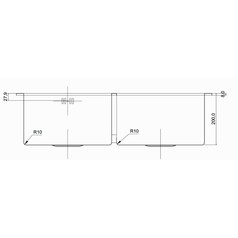 Кухонные мойки Eco Marino SMB-7651DS.A SEAMAN  - Вид №3