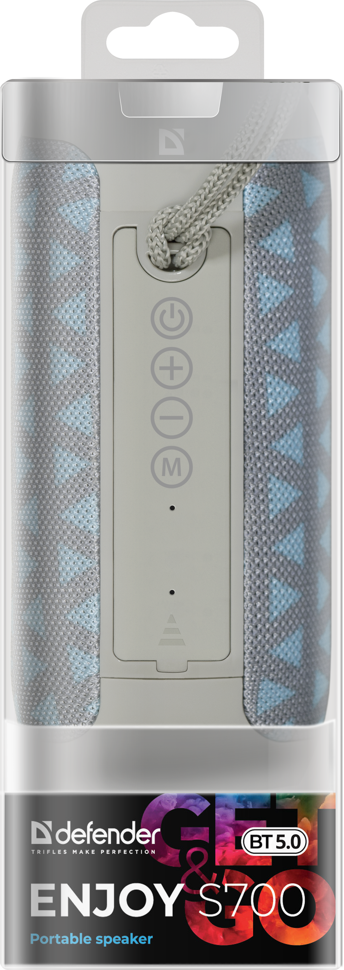 65702 портативная акустика enjoy s700 синий, 10вт, bt/fm/tf/usb/aux Defender Santreyd  - Вид №5