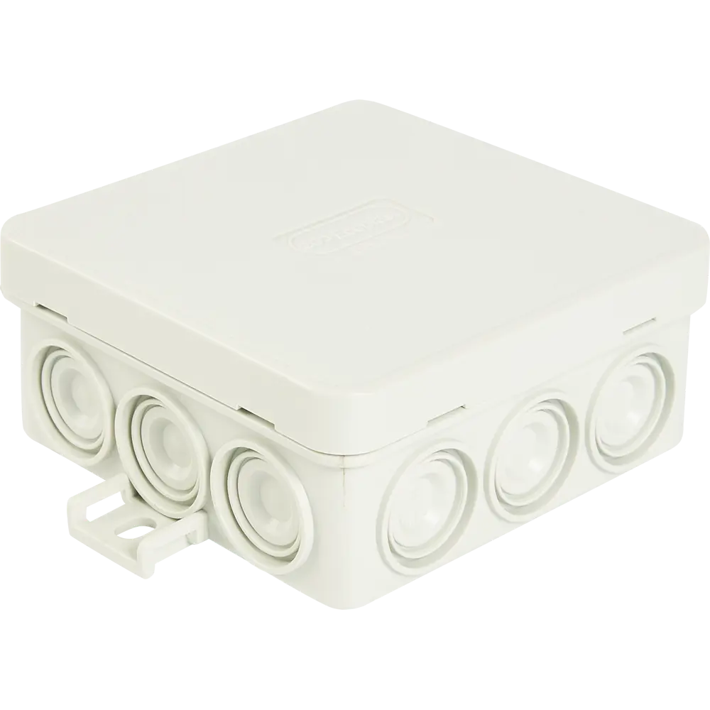 Распределительная коробка Экопласт 85x85x38 мм для электромонтажа 84724500 STLM-0054092 - Вид №1