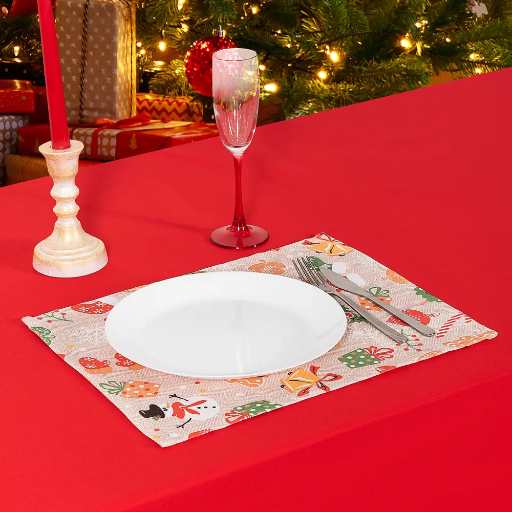 Салфетка сервировочная Канди 40x30 см бежевая Altali STLM-2094532 - Вид №5