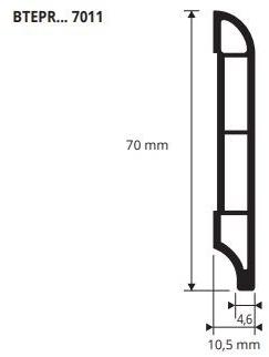 PROGRESS PROFILES Плинтус из вспененной виниловой смолы sun-id-1421891 - Вид №2
