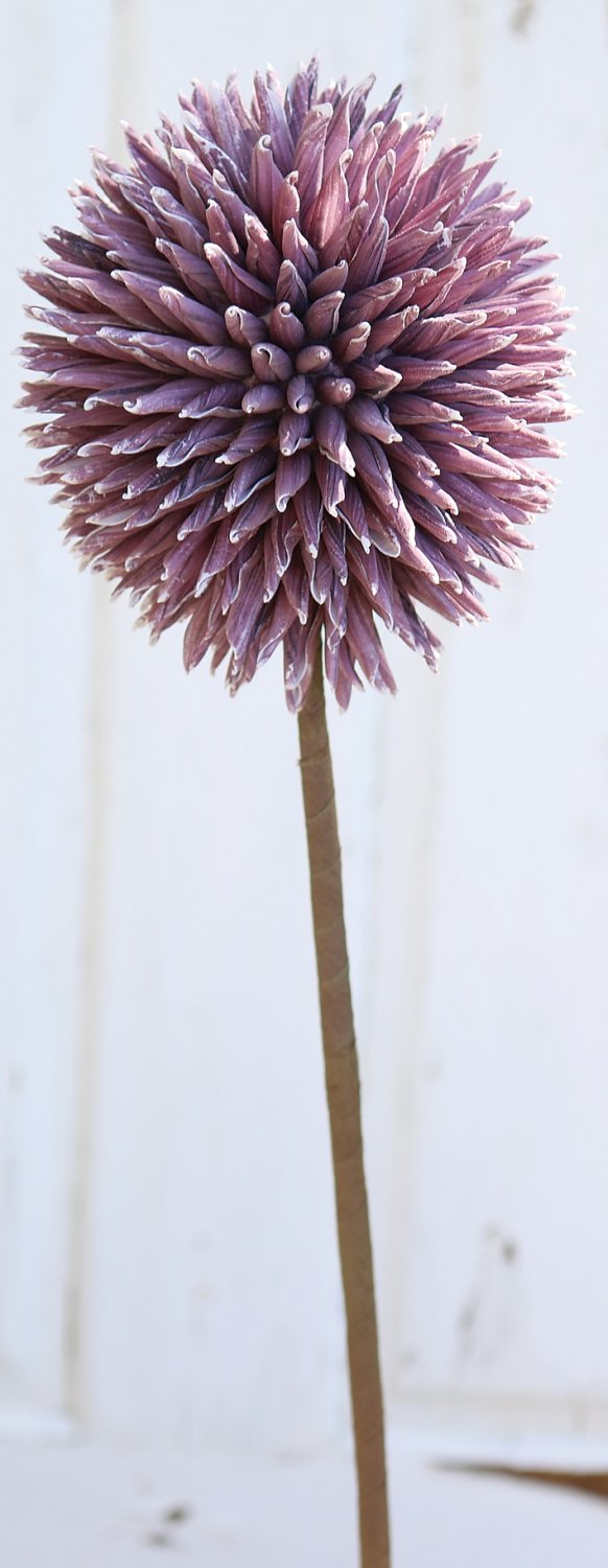 7890 215 a3 Искусственный мягкий цветок 'allium', 80 см, слива H-andreas 