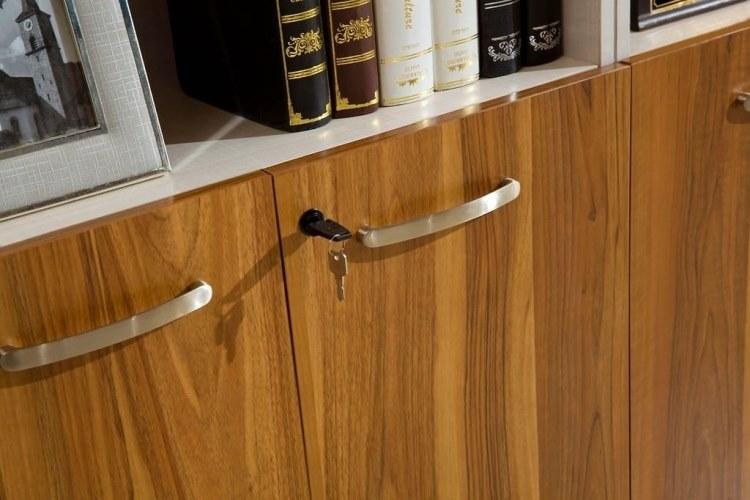 Arrediorg.it® Низкий офисный ящик для хранения из дерева с распашными дверцами Evolutio sun-id-1398987 - Вид №3