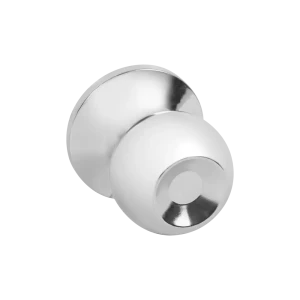 Дверная ручка-шар Фабрика замков 6073 с защелкой, хром 89347017