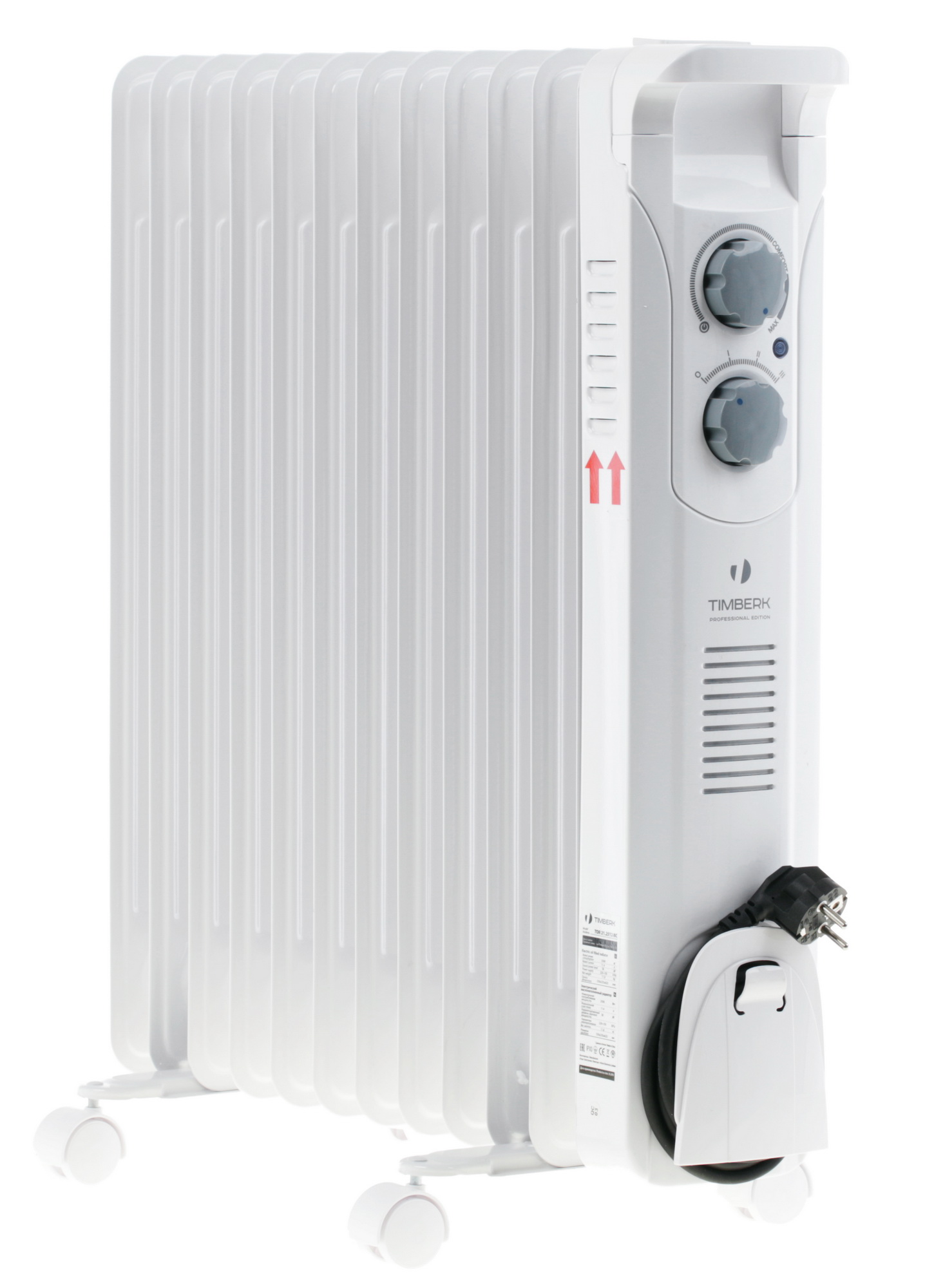 1079462 Масляный обогреватель Timberk TOR 21.2512 BC белый STDN-0062407