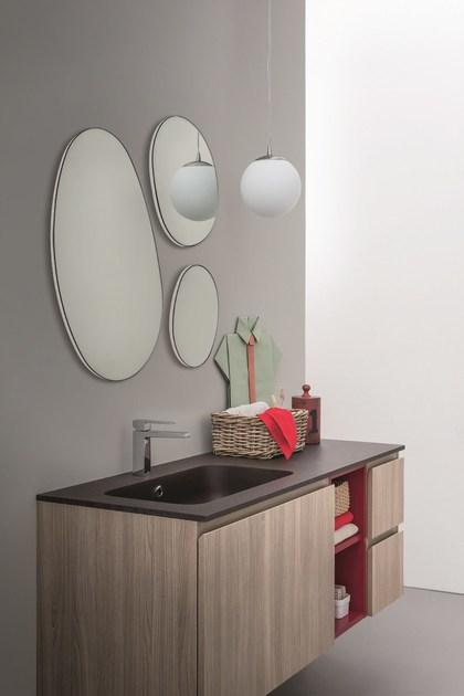 Birex Подвесная тумба под умывальник с ящиками Lapis sun-id-1472502 - Вид №3