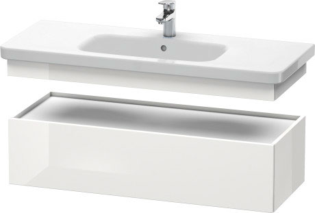 DS628304343 DuraStyle Шкафчик Базальт матовый, декор Duravit - Вид №2