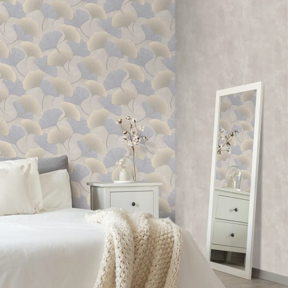 Обои флизелиновые Euro Decor Zen бежевые 1.06 м ED7100-11 83273616 STLM-2176346 - Вид №3