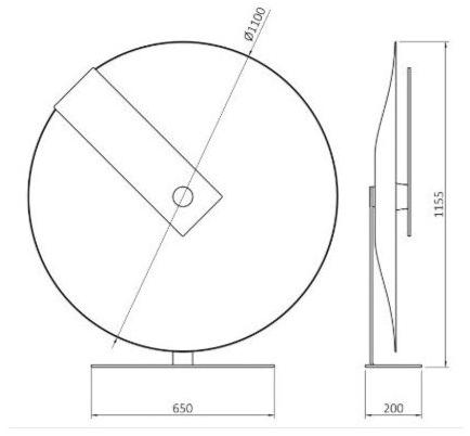 Hind Rabii Светодиодный торшер из стекловолокна Meridiana sun-id-1397862 - Вид №5