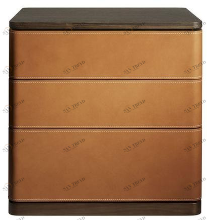 Poltrona Frau Тумбочка кожаная La notte - letti sun-id-1465955