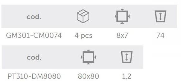 Lyxo Design Садовый стол квадратный из hpl  Gm301-cm0074  - Вид №3