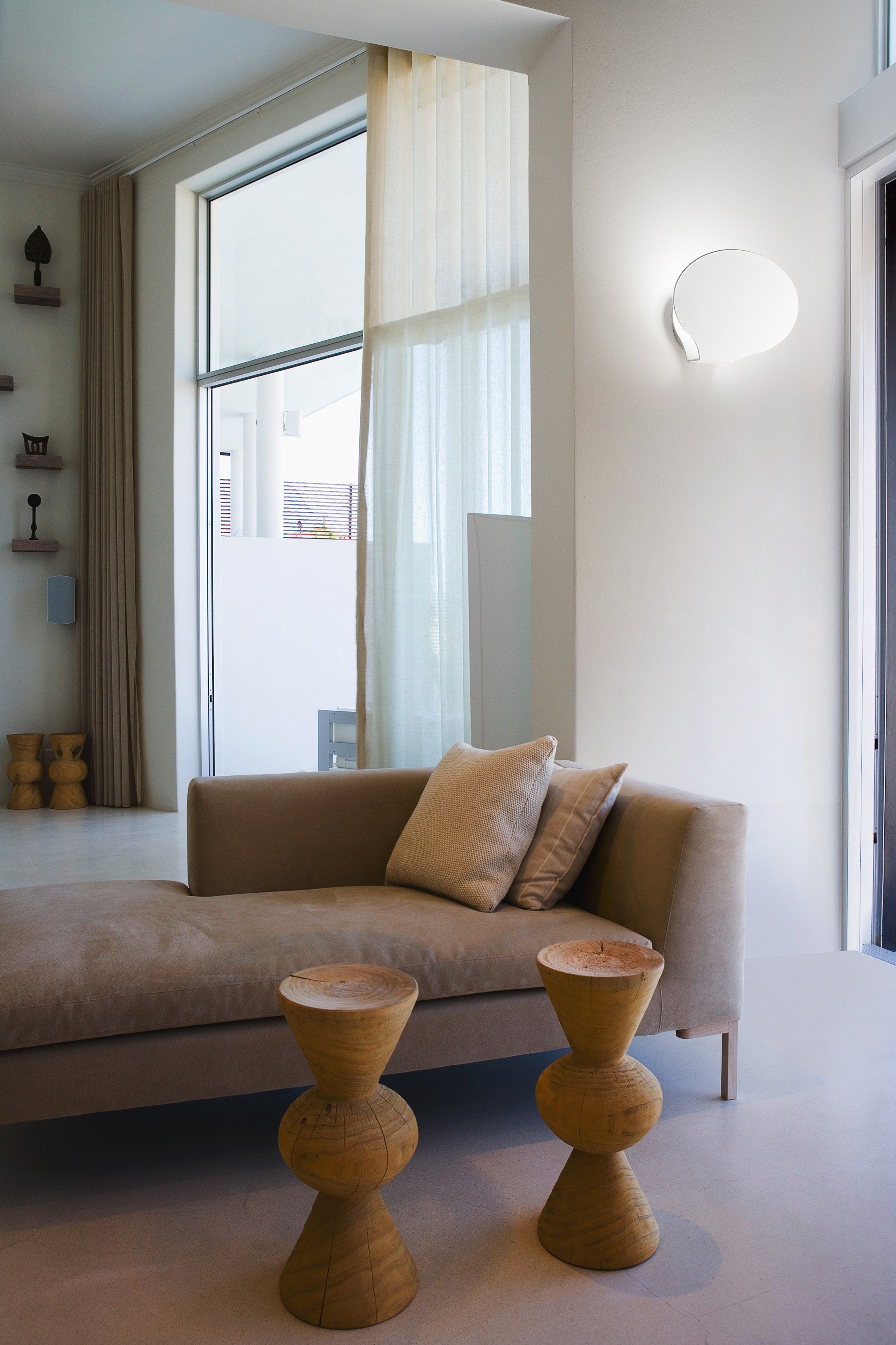 Алюминиевый светодиодный настенный светильник Fabbian Glu ARCH-00001250 - Вид №1