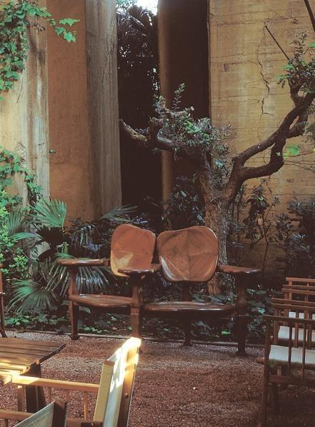 BD Barcelona Design Скамья из массива дерева со спинкой Batlló sun-id-1350483 - Вид №2