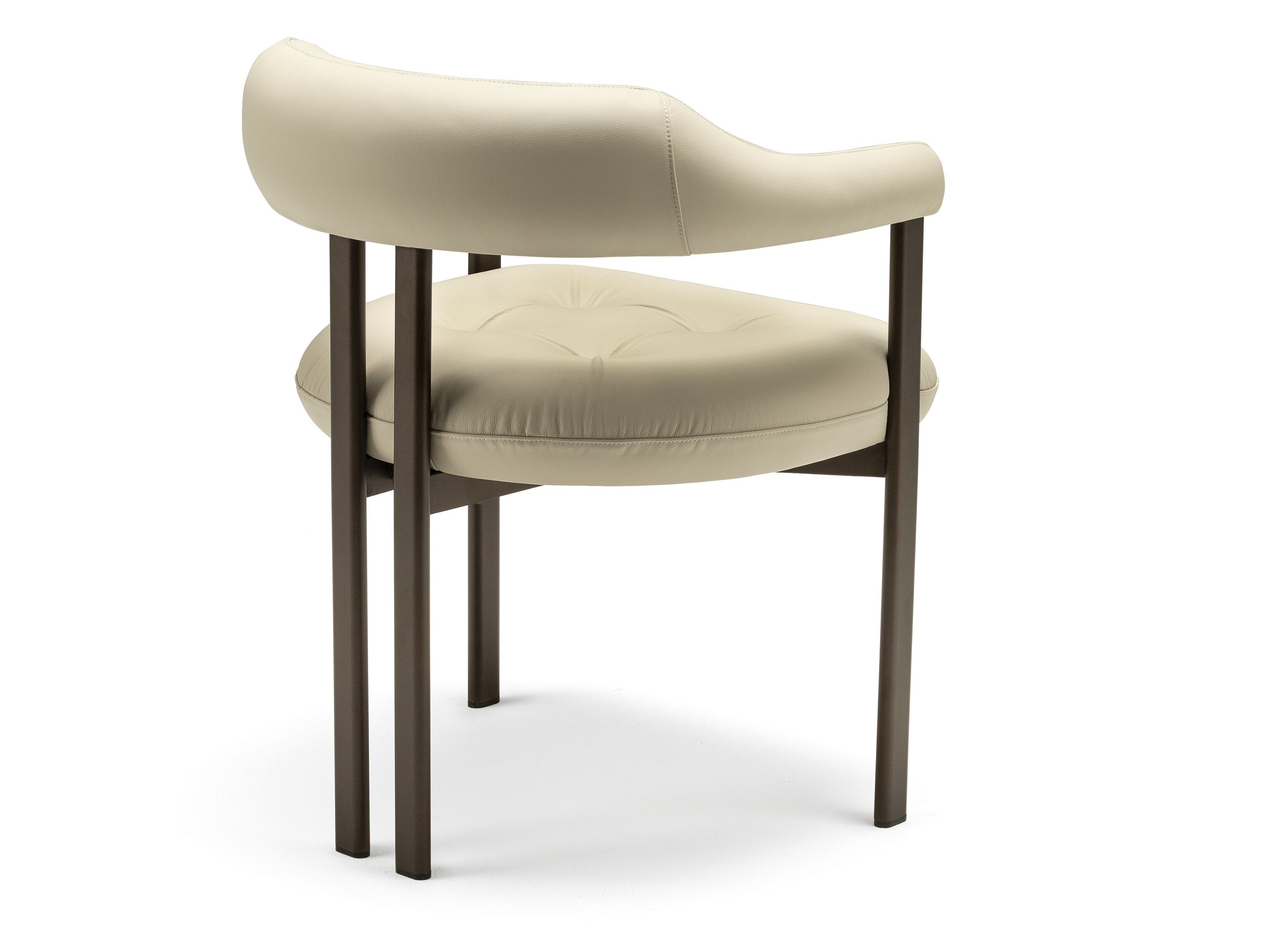 Кожаный мягкий стул с подлокотниками Cattelan italia Грета ARCH-00086823 - Вид №1