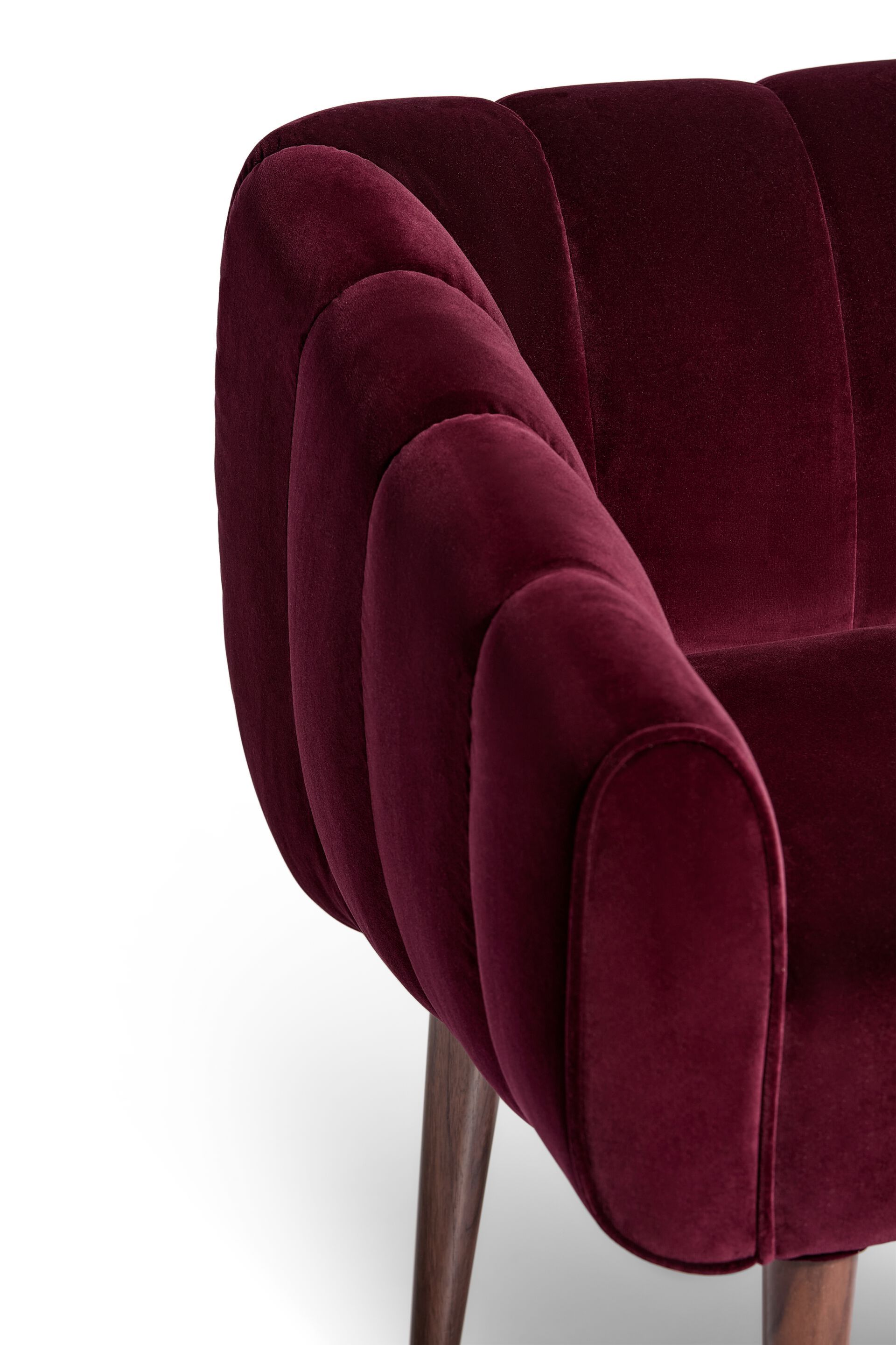 Бархатное кресло с подлокотниками Munna Хьюстон ARCH-00063797 - Вид №6