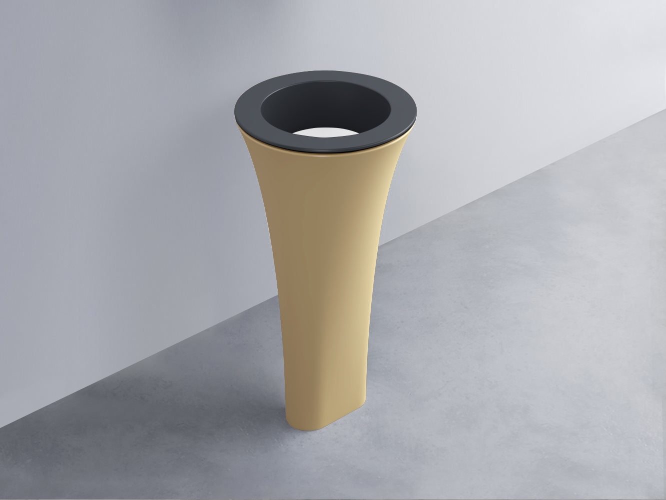 AMLA45-BA+AMPILT-BL+AMCOLT-CN Раковина Amedeo Tondo отдельностоящая cielo Enjoy + Amedeo Ceramica Cielo
