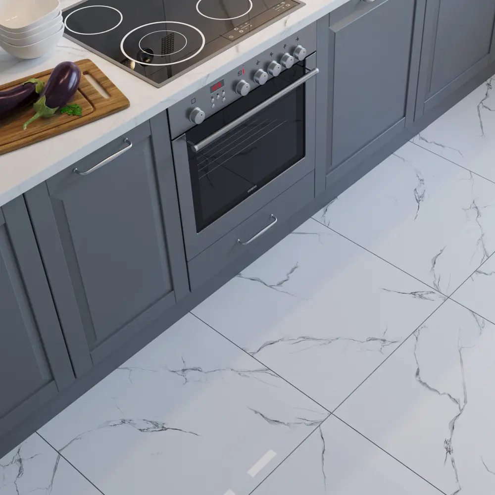 Grasaro Softmarble - керамогранит лаппатированный белый 60×60 см 87795394