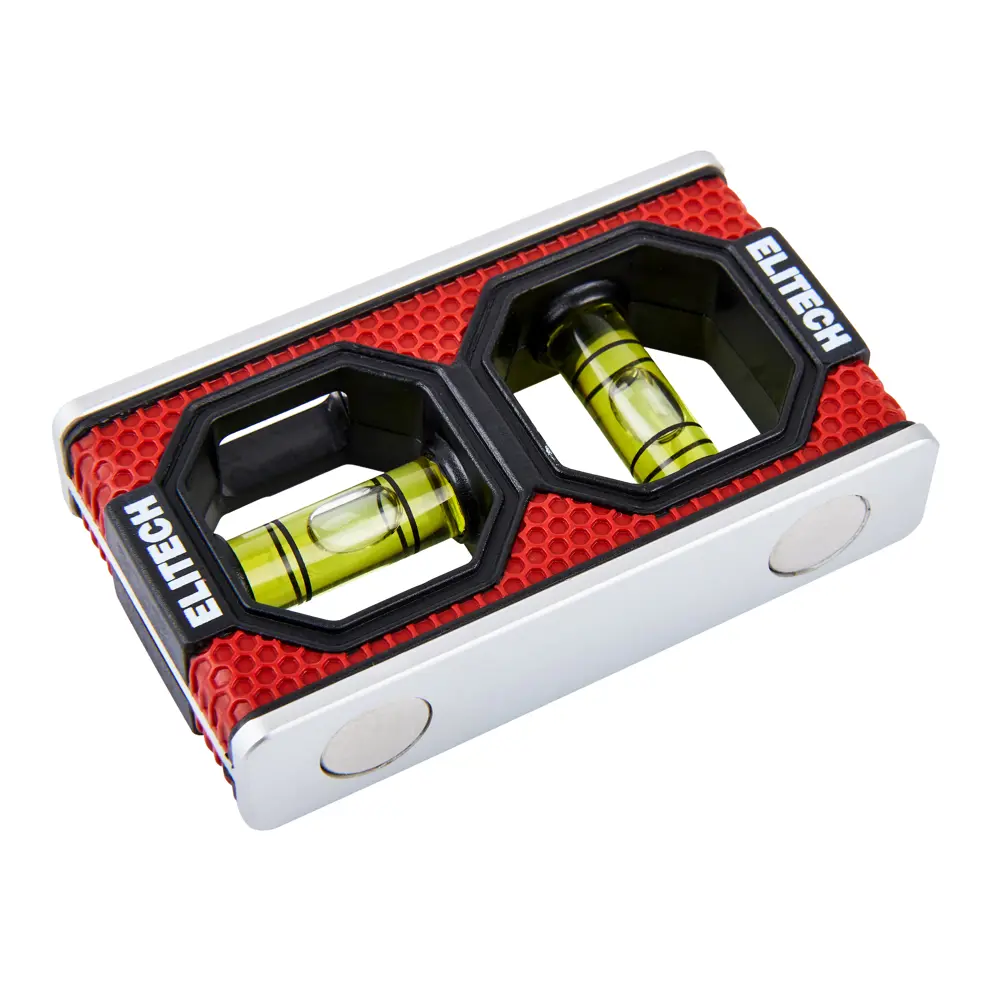 Уровень пузырьковый Elitech 320201 2 глазка магнитный 150 мм 89446212 STLM-2152274  - Вид №5