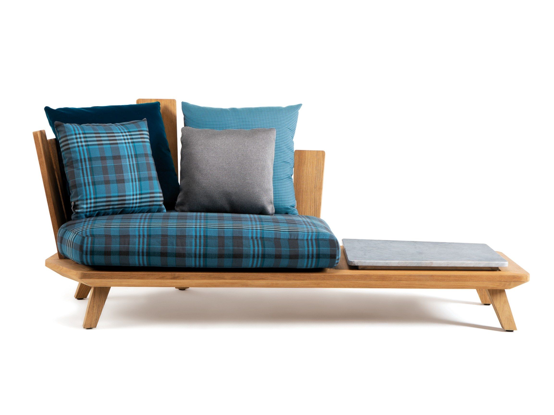 Кушетка из тикового дерева с журнальным столиком Ethimo Rafael ARCH-00136484 - Вид №13