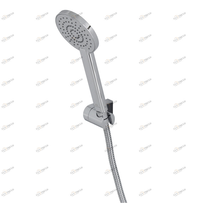 ДУШ В ОТЕЛЯХ. Включает настенный кронштейн, ручной душ с 1 функцией 100113767 - N198490002   и гибкий шланг   100137893   - N199999493  Hotels NOKEN 100108291  CHROME
