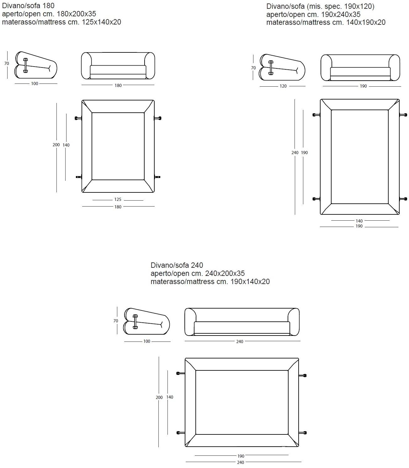 Giovannetti Раскладной диван-кровать Anfibio sun-id-1385005 - Вид №12