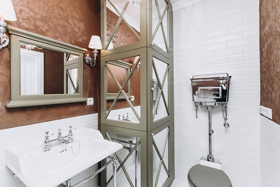 Смеситель для раковины на 2 отверстия Regent, с пробкой и цепочкой [CLR10 BLA] Regent Burlington T16-QT BLA, T1 BLA, T4B-2 - Вид №4