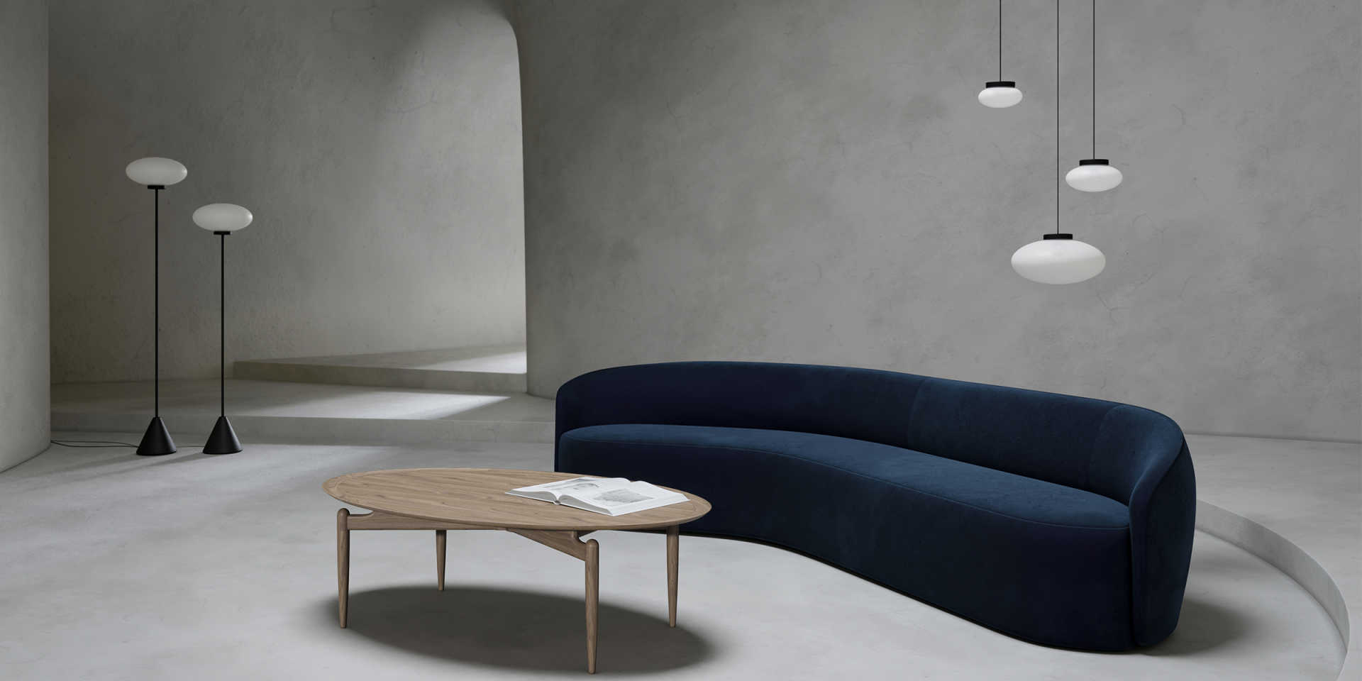 Кулон Mūn, большой Stellar Works MN-P110-L  - Вид №2