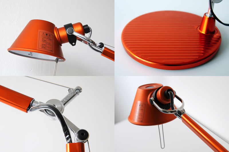 Настольная лампа 73х69 см оранжевая Tolomeo Micro A011860 ARTEMIDE  00-3883005 Оранжевый  - Вид №7