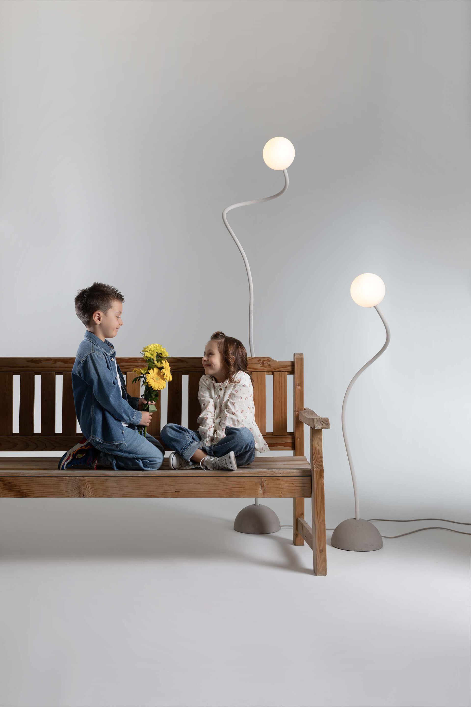 Акриловое стекло напольный напольный светильник Karman Moony ARCH-00001165 - Вид №3