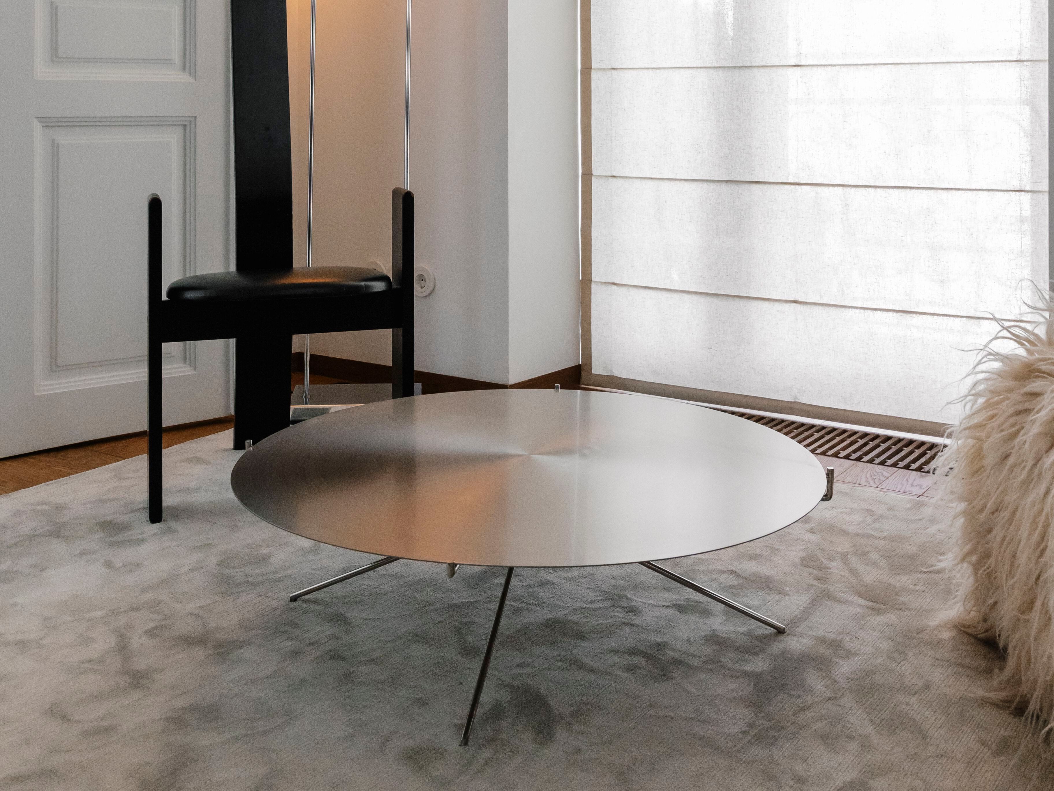 Круглый стальной журнальный столик DIZA OX THE TABLE II ARCH-00095386 - Вид №1