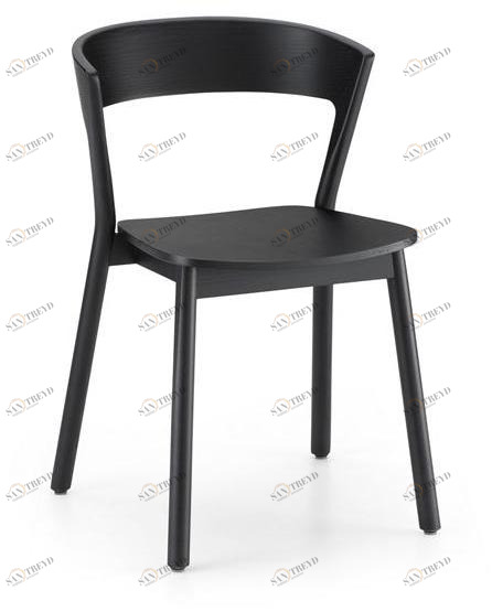 TrabA' Штабелируемый лакированный стул Edith 0070 le