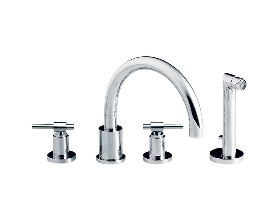 Набор для ванны с 4 отверстиями и ручным душем rvb ARCH-00035870