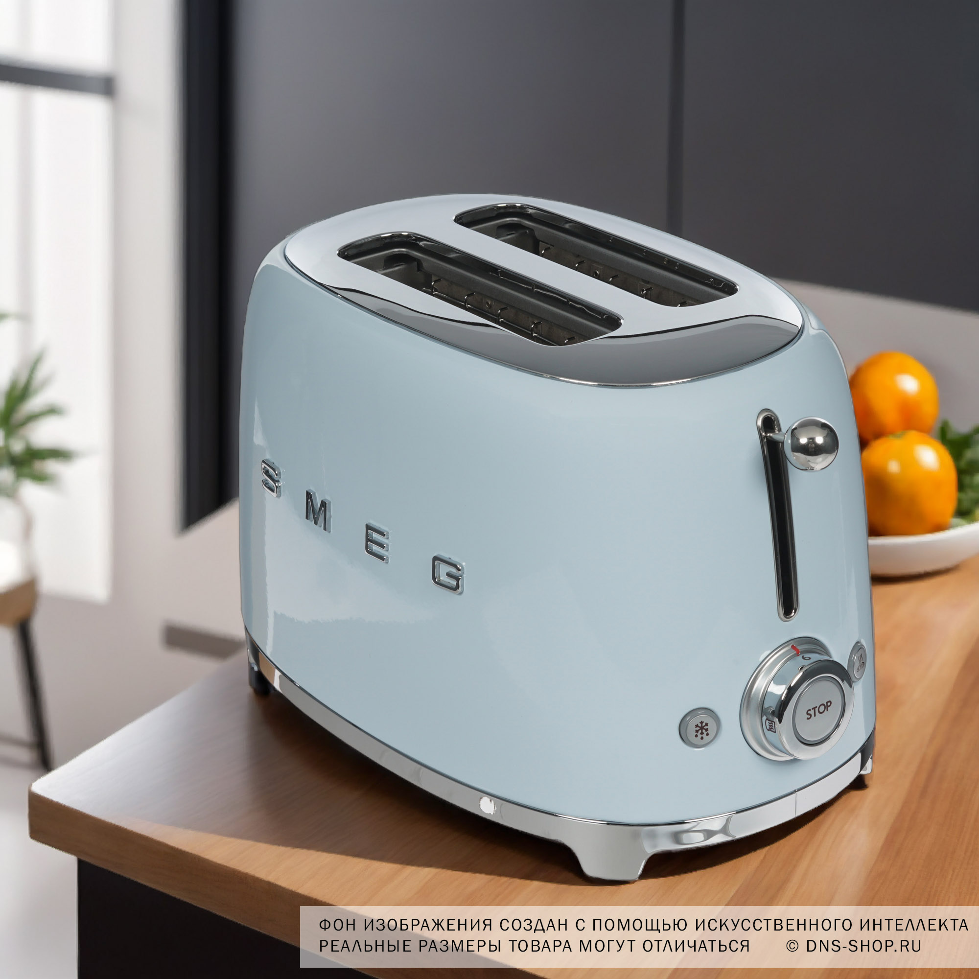 1152599 Тостер Smeg TSF01PBEU голубой STDN-0090143 - Вид №8