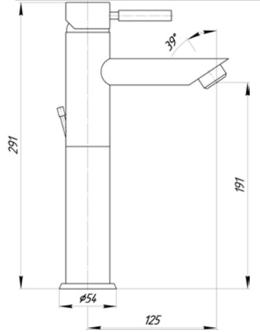 18661 Смеситель для раковины Migliore Kobuk  - Вид №1