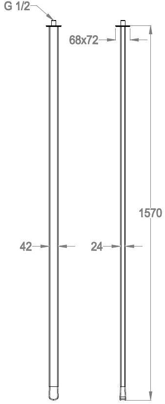 Fir Italia Потолочный излив Dynamica 88 8814872 - Вид №4