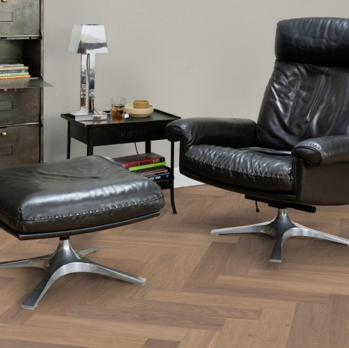 Паркет Ёлка Solidfloor New classic Св. Пол 1128549 Дуб Натур (Рельефная) 610х122 мм 1500200202 - Вид №15