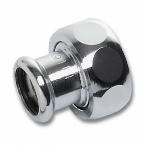 116359G181 SANHA 16359G пресс-фит., разъемн.соед. плоск.упл.,ВПр-BP,бp.хром 18x1 мм