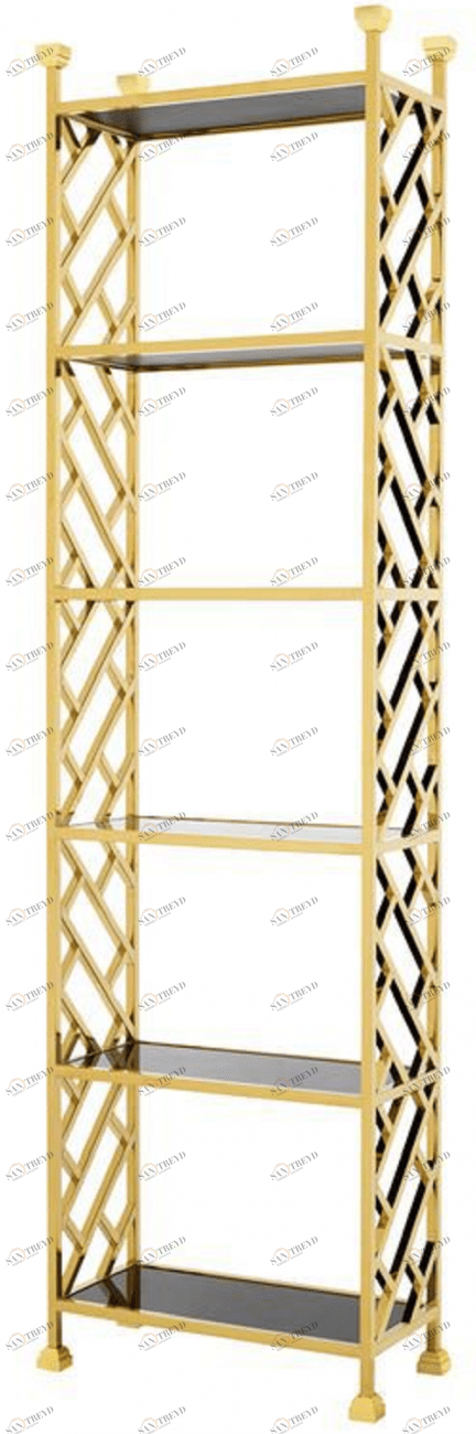 Стеллаж металлический золотой Skyler от Eichholtz EICHHOLTZ EICHHOLTZ 062476 Золото 
