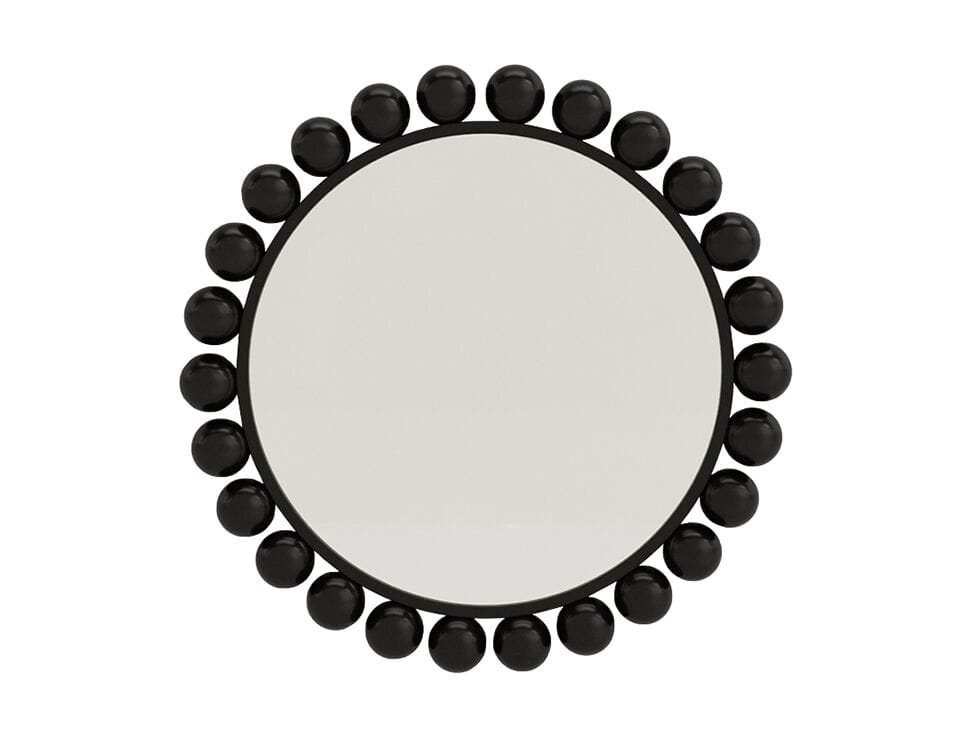 Круглое деревянное зеркало с рамкой ANA ROQUE INTERIORS ARCH-00000289