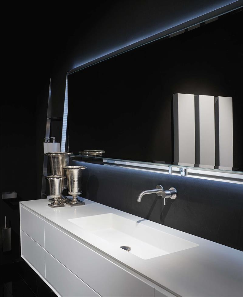 RIFRA Подвесной шкафчик для ванной, матовый белый лак K.one sun-id-1470826 - Вид №3