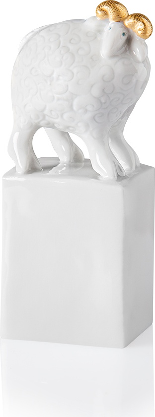 10563242 Meissen Фигурка 7,5см "Овен" Фарфор 