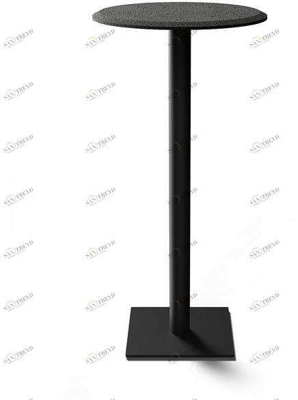 BUZAO Круглый высокий стол из лавового камня  B25113 