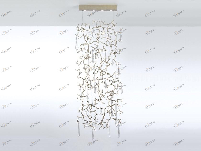 Serip Подвесной светильник из бронзы ручной работы Aqua Ct3321/4