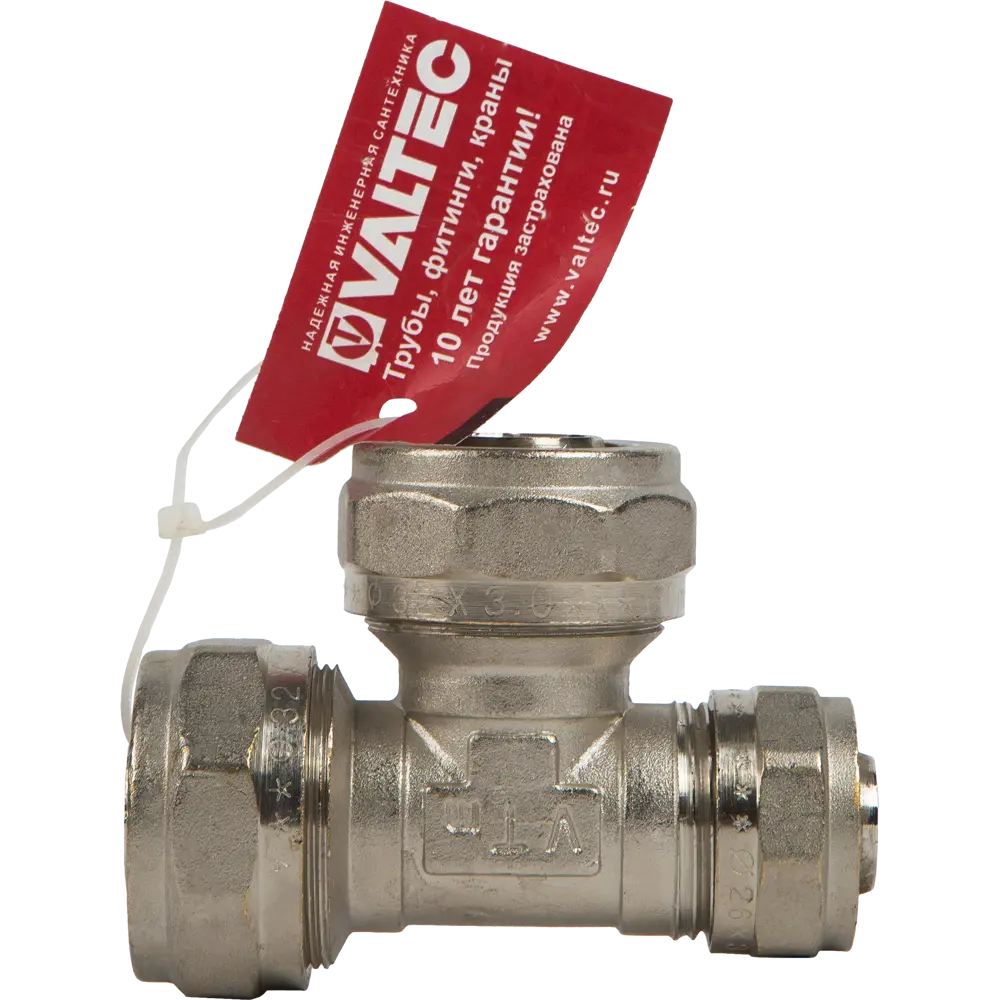 Тройник переходной Valtec 32x32x26 мм никелированная латунь VTM.331 10519367 STLM-2153201  - Вид №3